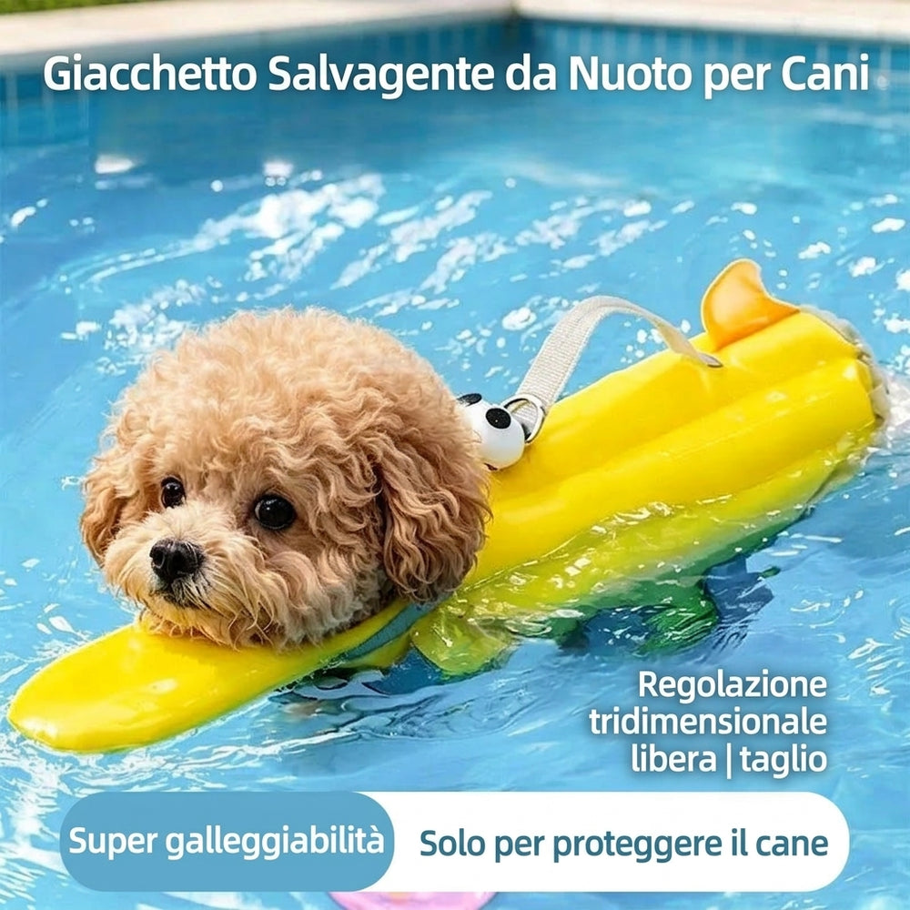 Gilet Salvagente Regolabile per Cani