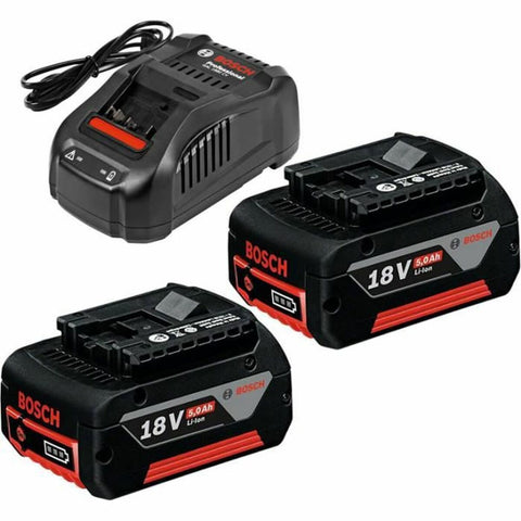 Set de cargador y baterías recargables BOSCH 1 600 A00 B8J 18 V 5 Ah