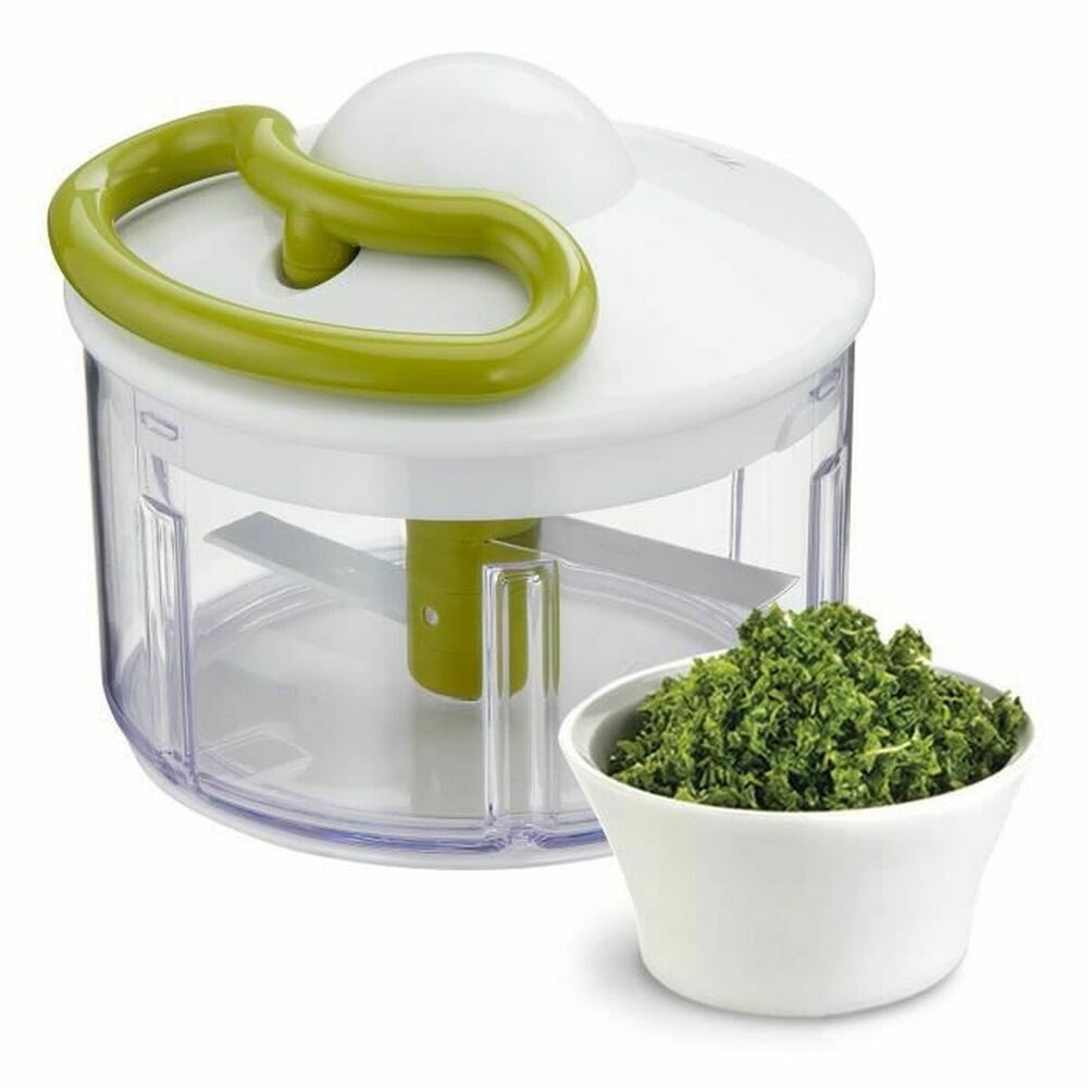 Manual mini chopper with pull cord Tefal K1330404 White Stainless steel Plastic