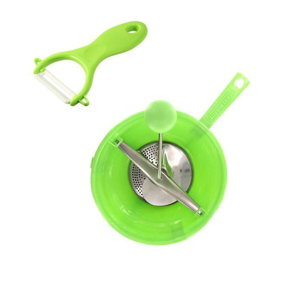 Pela e Taglia Verdure Fackelmann Vert Ceramica Acciaio inossidabile Plastica 20 x 40 x 30 cm 2 Pezzi