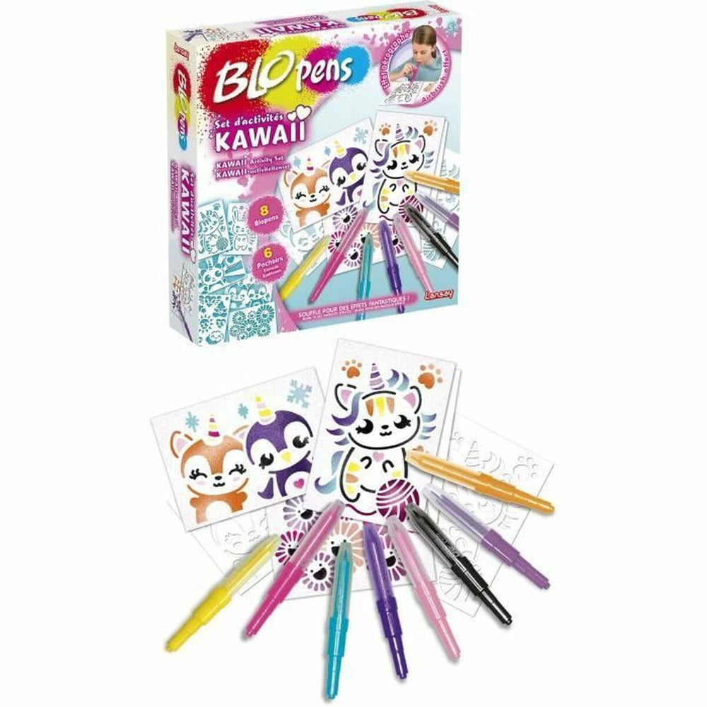 Scatola Multiattività per Colorare Lansay BLOPENS KAWAII Multicolore