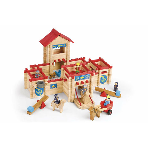 Personaggi d'Azione Jeujura The Wooden Castle Fort  300 Pezzi Playset