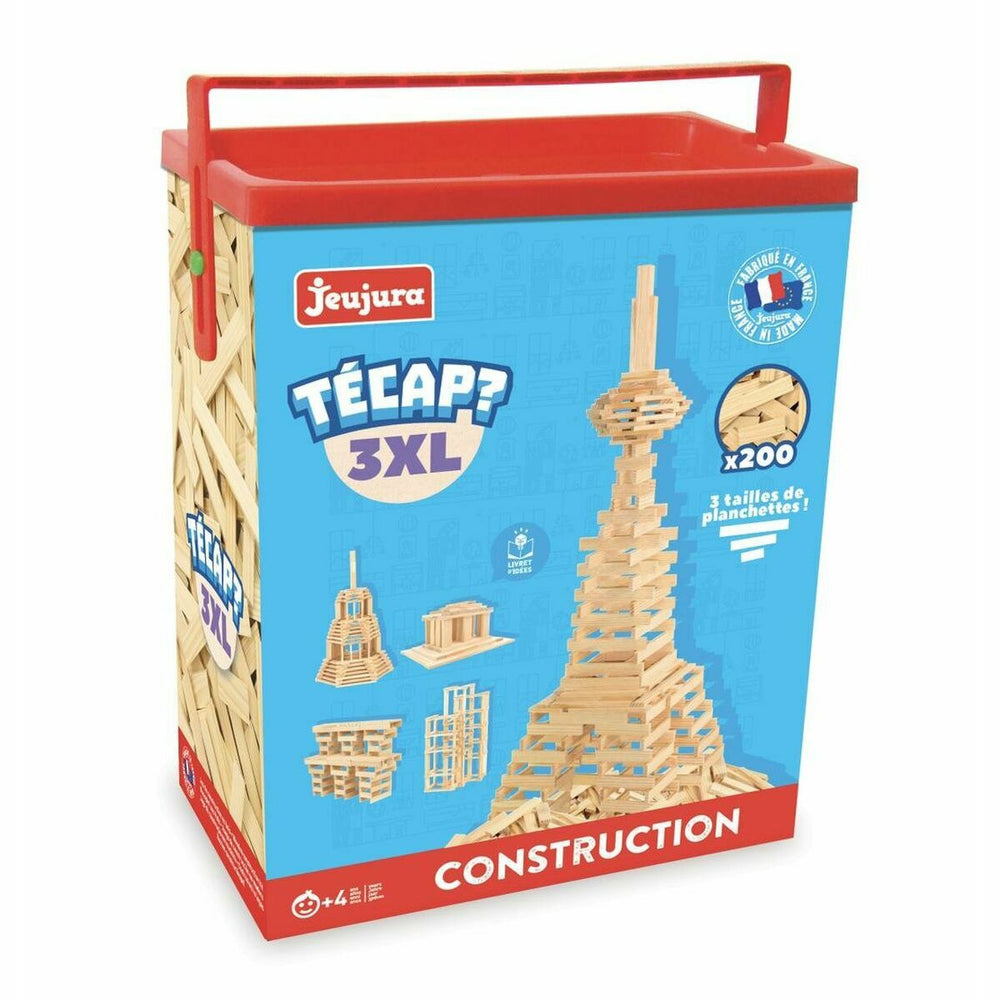 Barattolo con Costruzioni Jeujura TECAP? 3XL 200 Pezzi