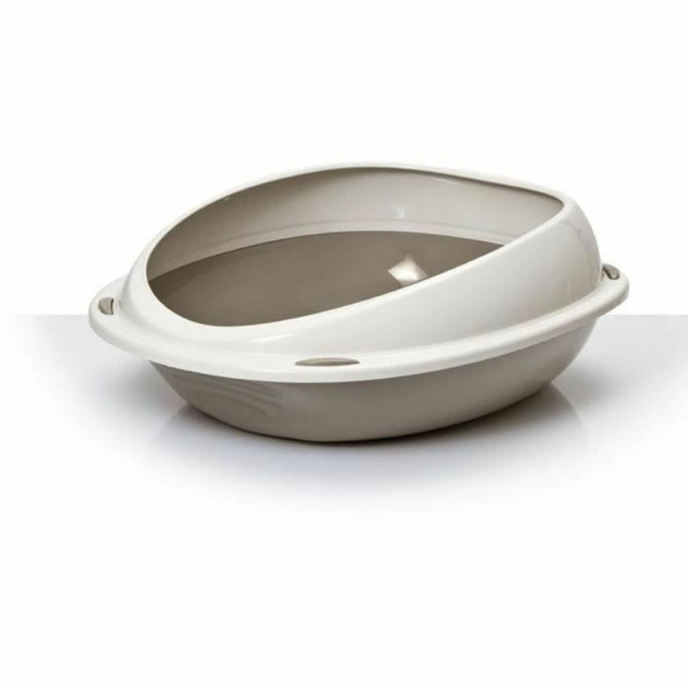 Lettiera per Gatti Aimé 45 x 36 x 15,5 cm Beige Taupé Plastica