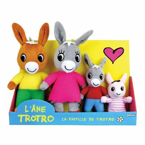 Peluche Jemini Trotro and Family Marrone