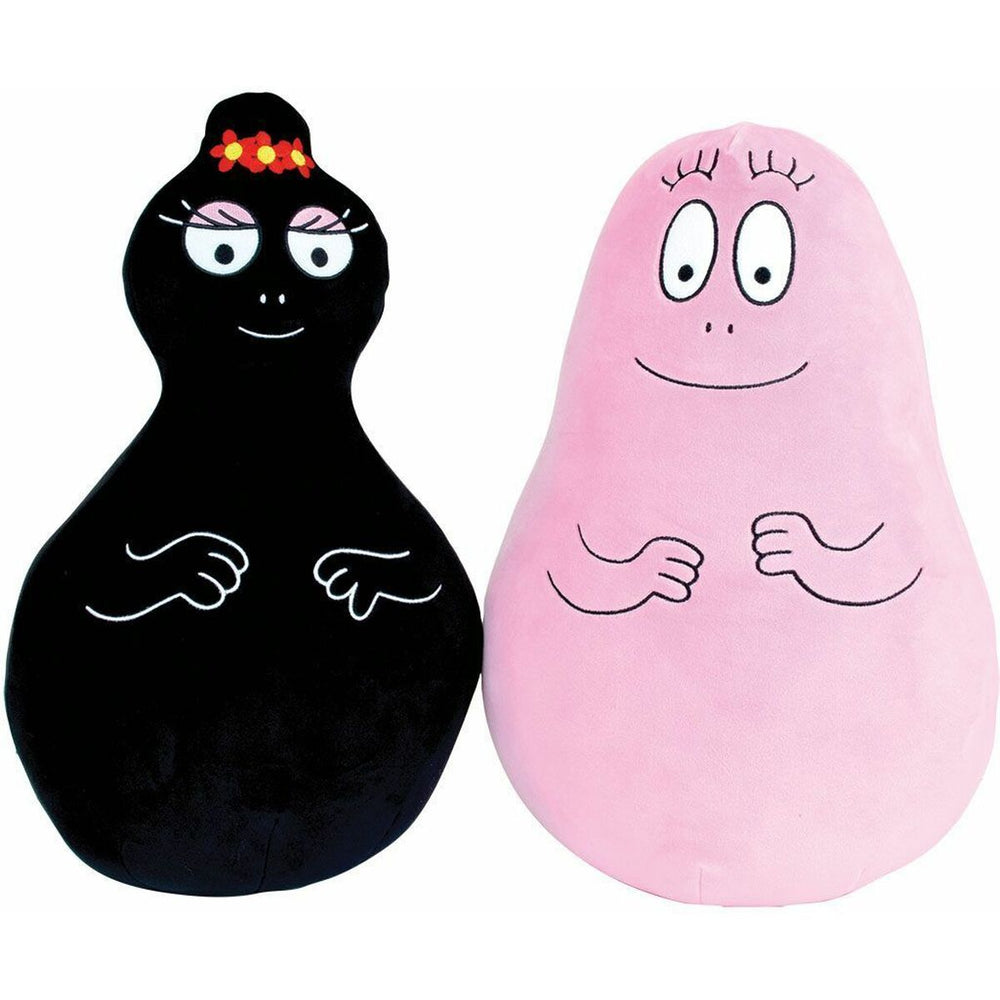 Set di cuscini Jemini Barbapapa & Barbamama Nero Rosa 40 cm Stoffa 2 Pezzi