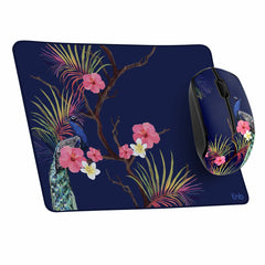 Mouse e Tappetino Gaming T'NB TROPIC Blu scuro