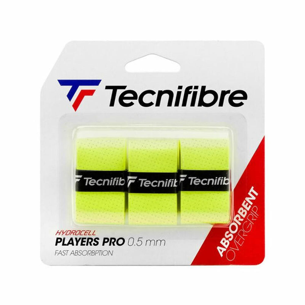 Nastro Tennis Tecnifibre Players Pro Neon Giallo 3 Unità