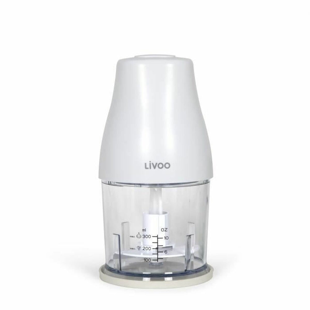 Tritatutto Livoo Chopper Bianco 400 W Acciaio inossidabile