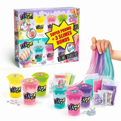 Set di Plastilina Canal Toys Agitadores de slime 3 + 3 extra