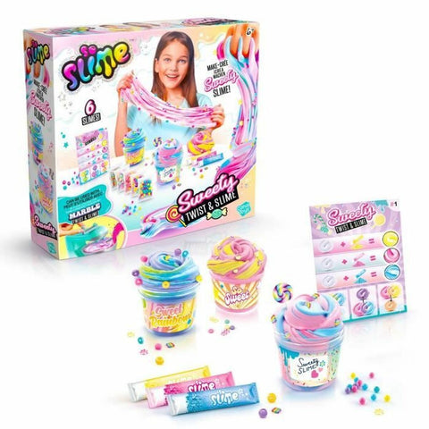 Set di Plastilina Canal Toys Twist & Slime Sweety Kit