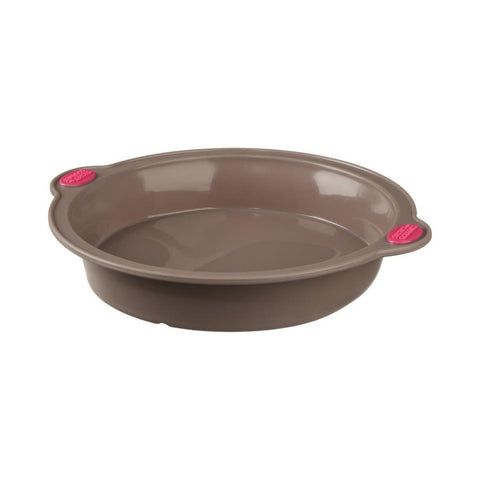 Silicone Mould with Handle Secret de Gourmet Brown Silicone 24 cm