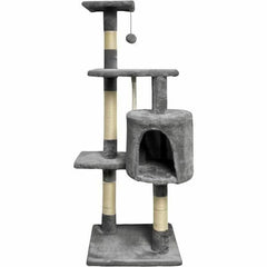 Tiragraffi per Gatti Paloma Dark Grigio Poliestere Stoffa Legno (1 Unità)