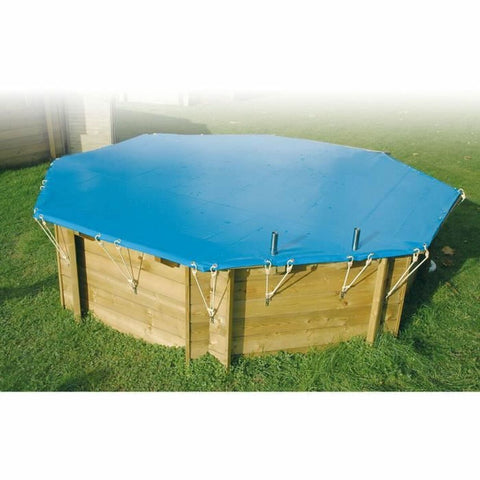 Copertura per piscina Ubbink Azzurro 426 x 426 cm