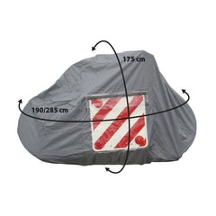 Funda protectora para bicicletas Optima 175 x 285 cm Gris