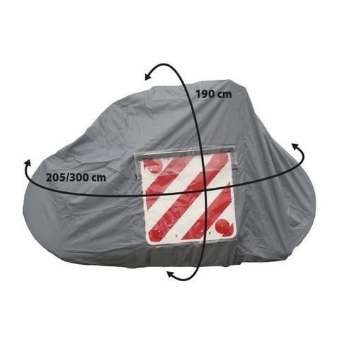 Protective cover for bicycles Optima 190 x 300 cm Grey