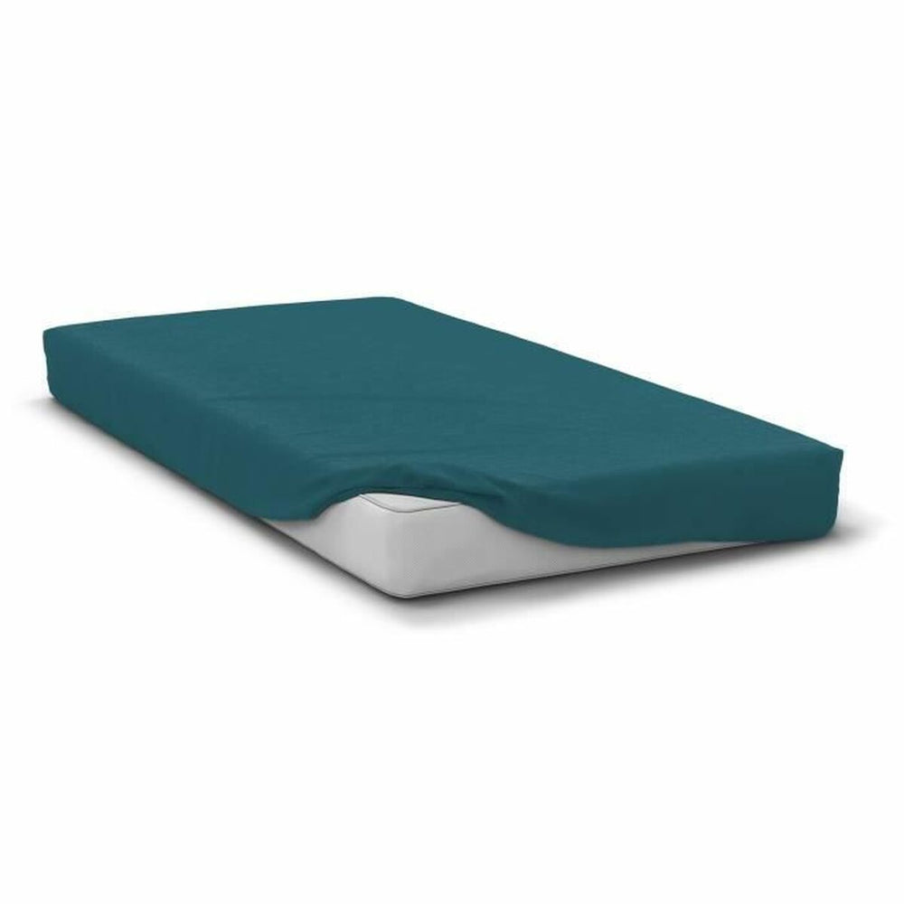 Lenzuolo con angoli aderenti HOME LINGE PASSION Azzurro Matrimoniale 160 x 200 + 30 cm