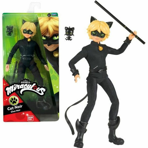 Bambola Bandai Miraculous Ladybug  Cat Noir 26 cm