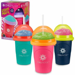 Bicchiere per Fare Gelati e Granite con Ricette Bandai Chillfactor Granita Mug Rose Plastica
