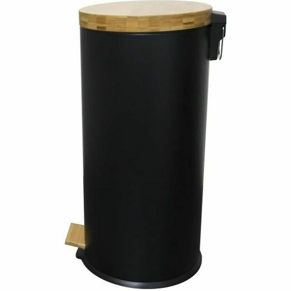 Cubo para la Basura Kitchen Move   Negro Negro mate 30 L