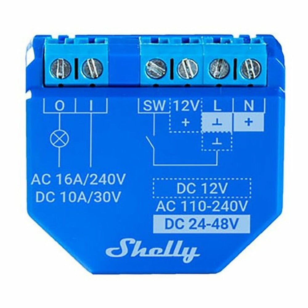 Presa Intelligente Shelly PLUS 1 100 - 240 V 16 A