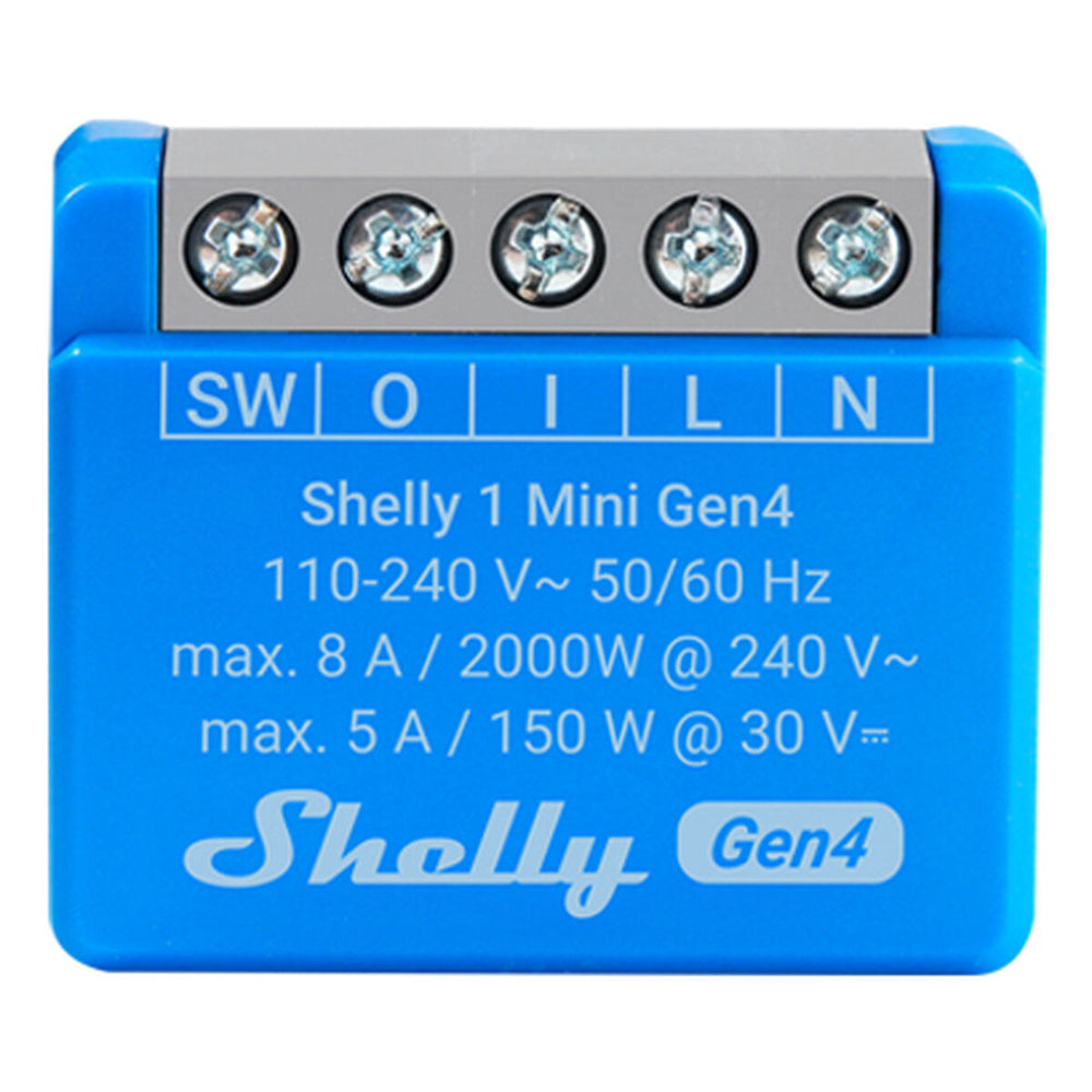 Shelly Módulo switch Mini 1 Gen4 Wi-Fi BT