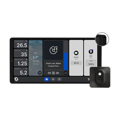Pannello di controllo Shelly WALL DISPLAY X2(BL)+BLUHT(BLK)