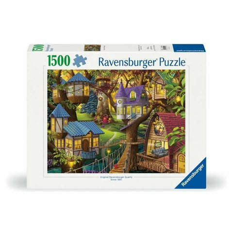 Puzzle Ravensburger Crepúsculo en las copas de los árboles 1500 Pezzi