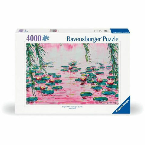 Puzzle Ravensburger Nenúfares Rosados 4000 Pezzi