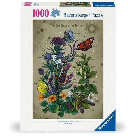 Puzzle Ravensburger The Life Circle of the Butterfly 1000 Pezzi