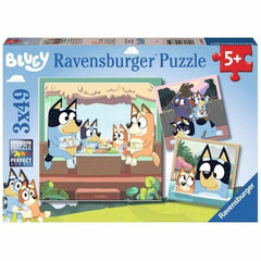 Set di 3 Puzzle Bluey Ravensburger 05685 147 Pezzi