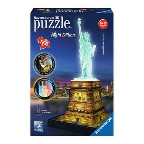 Puzzle 3D Night Edition Ravensburger 12596 (108 pcs) 216 Pezzi