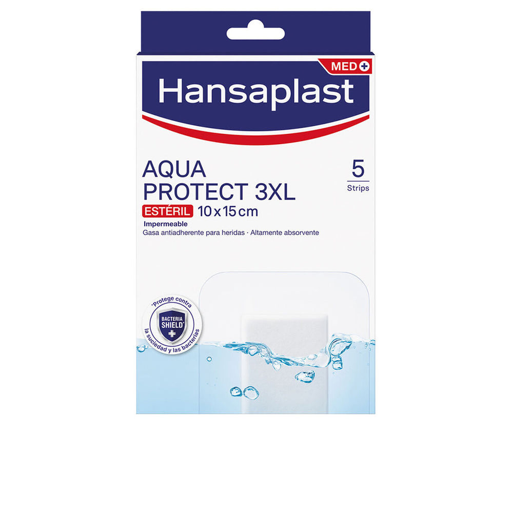 Bende Sterili Hansaplast HP AQUA PROTECT 3XL Trasparente 10 x 15 cm 5 Unità