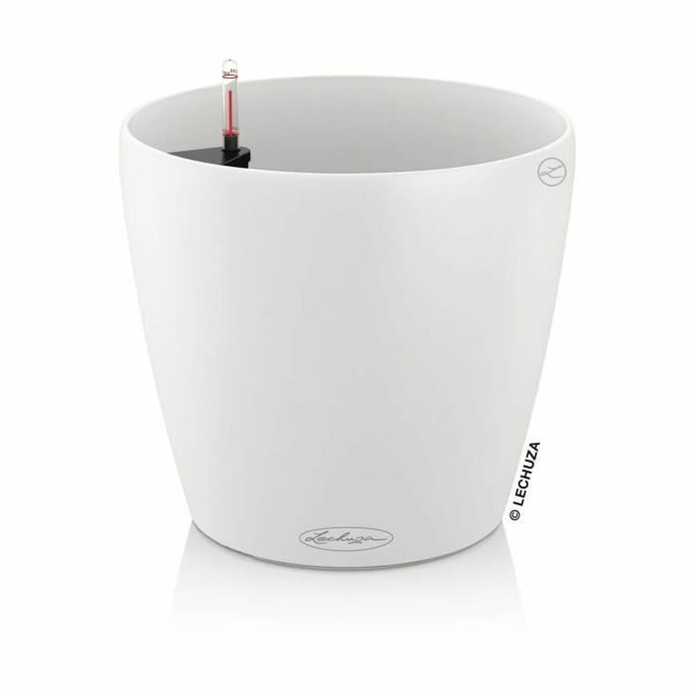 Vaso Lechuza Bianco polipropilene Rotondo