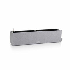 Maceta Lechuza Gris Polipropileno Rectangular