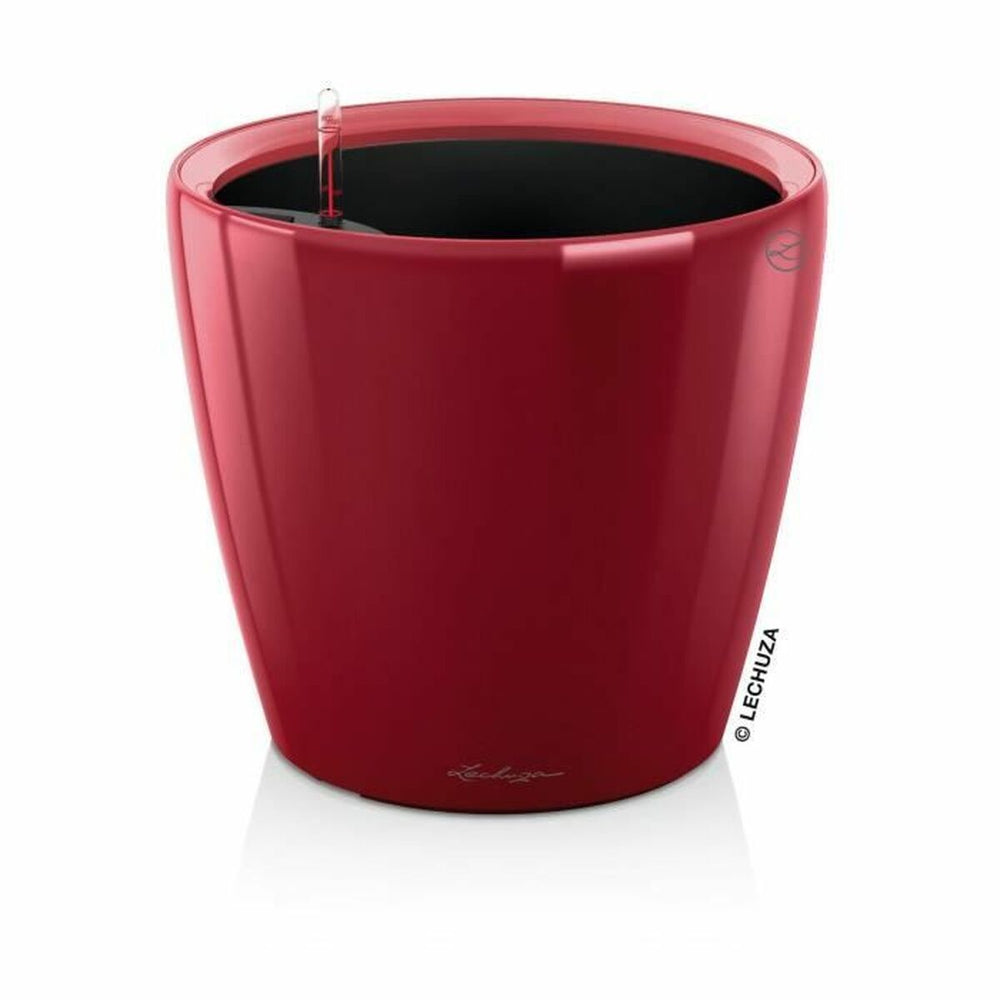Vaso Lechuza Rosso polipropilene Rotondo