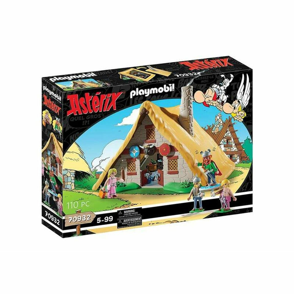 Playset   Playmobil Astérix: The hut of Abraracourcix 70932         110 Pezzi