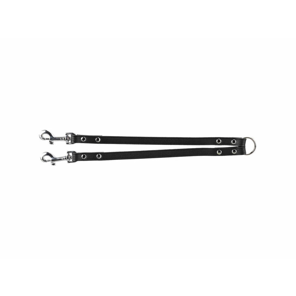 Acople Correa 2 Perros Trixie Negro 30 cm XS/S
