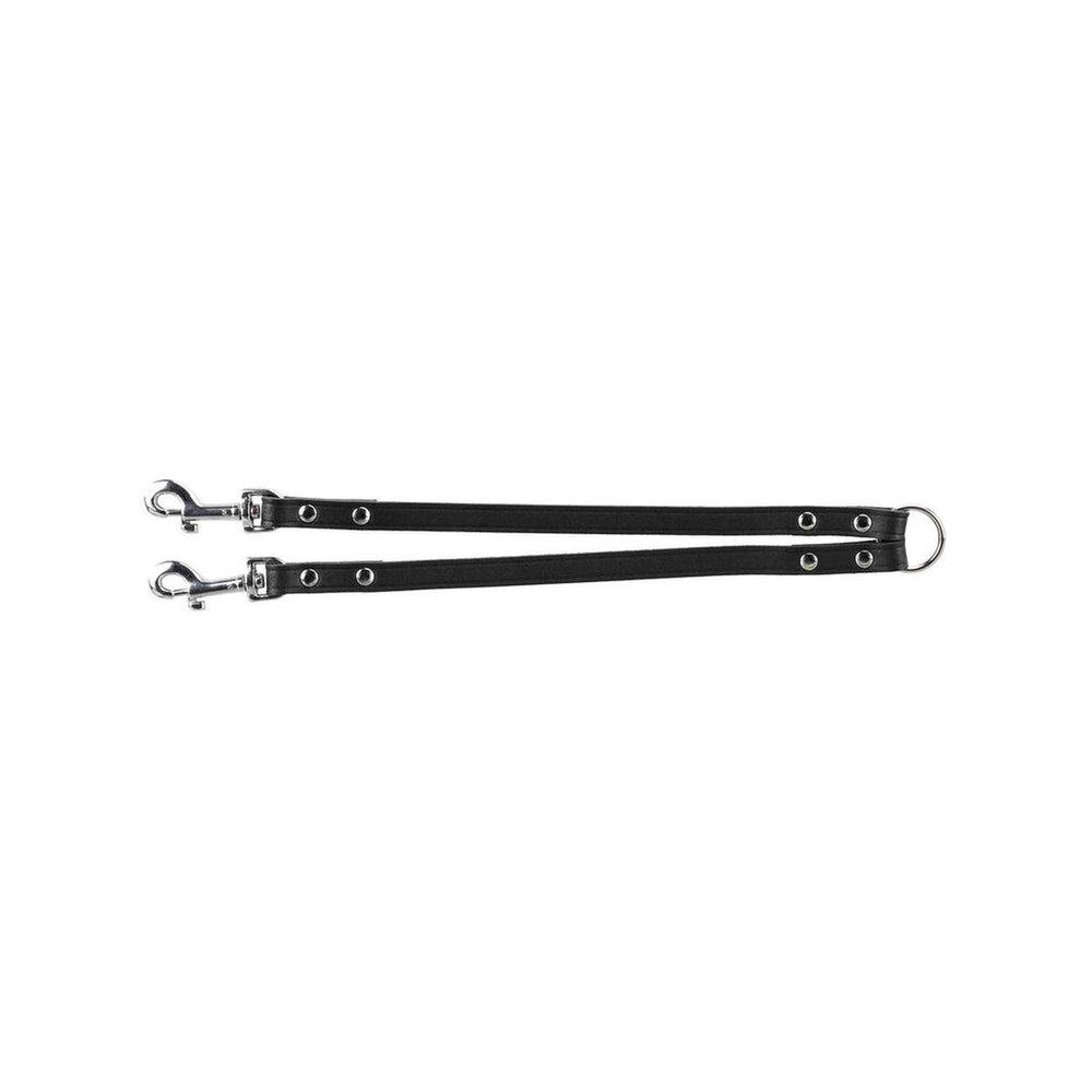 Acople Correa 2 Perros Trixie Negro 35 cm M/L