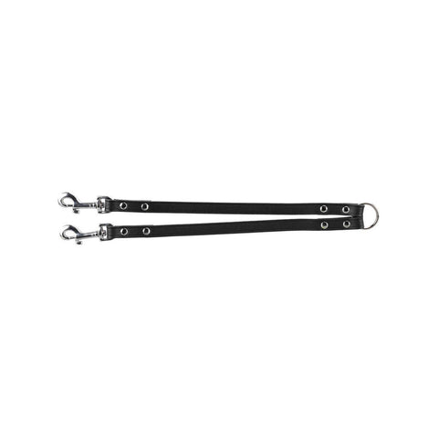 Acople Correa 2 Perros Trixie Negro 35 cm M/L