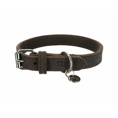 Dog collar Trixie Rustic Dark brown XS/S 27-34 cm