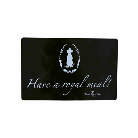 Tappetino Trixie Have a royal meal Nero Plastica 44 × 28 cm
