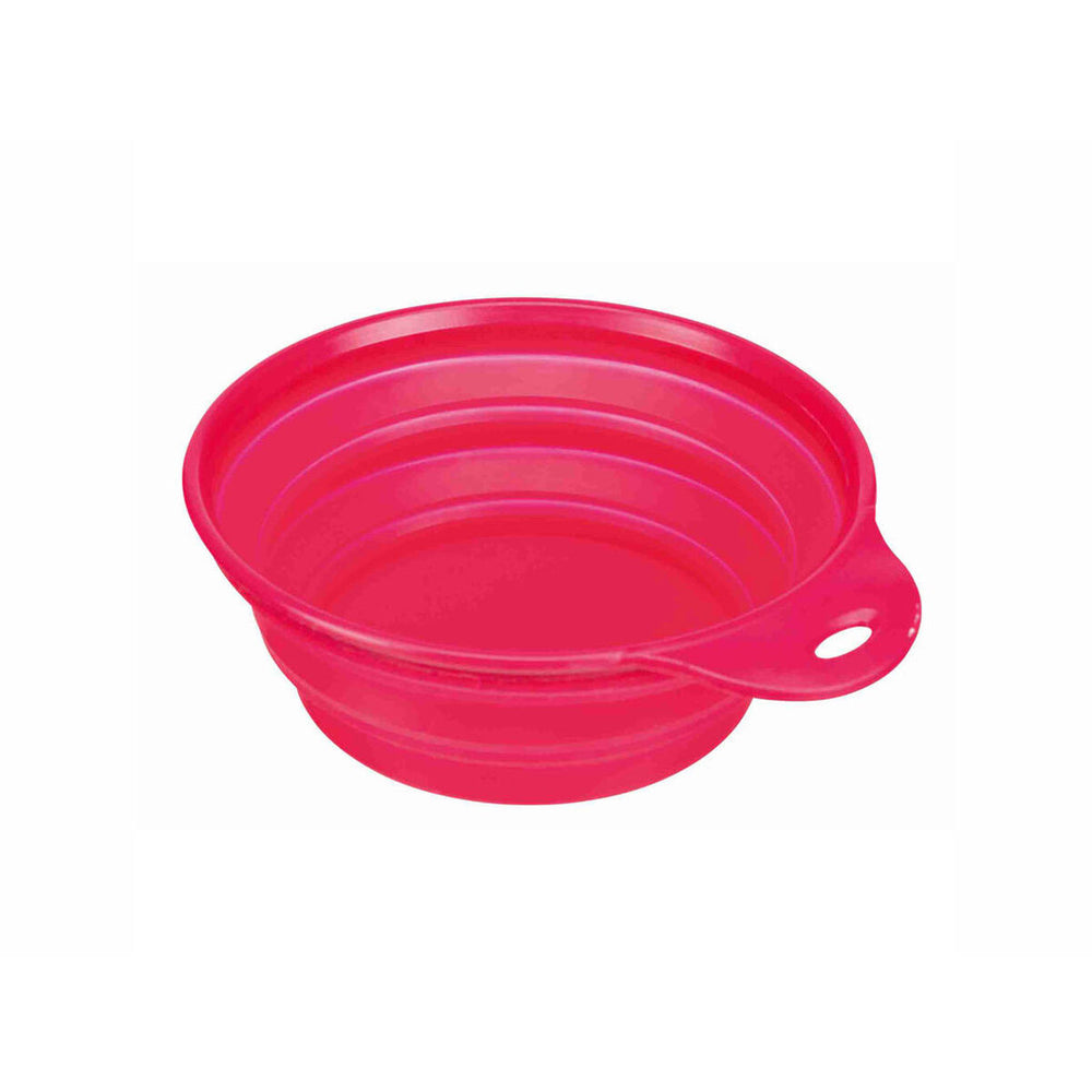Ciotola Pieghevole per Animali Domestici Trixie Travel Silicone 1 L Verde