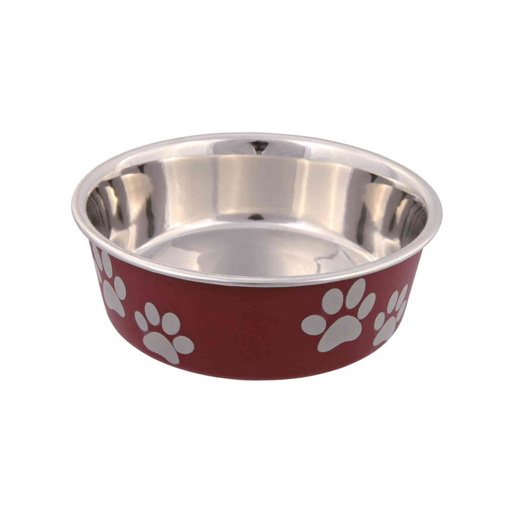 Ciotola per animali domestici Trixie Acciaio inossidabile 2,2 L Rosso