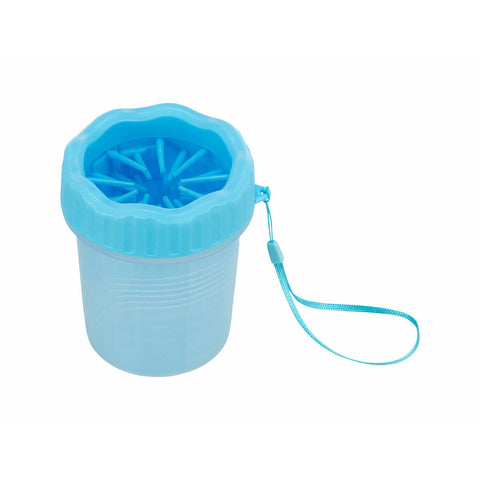 Dog Paw Cleaner Trixie Blue S/M