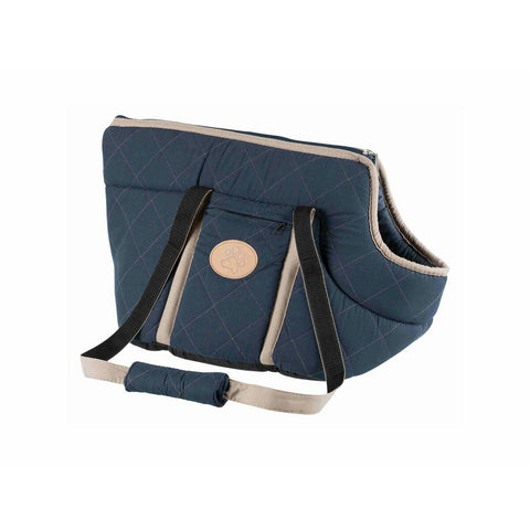 Pet Handbag Trixie Viktoria Dark blue Microfibre 26 × 29 × 50 CM