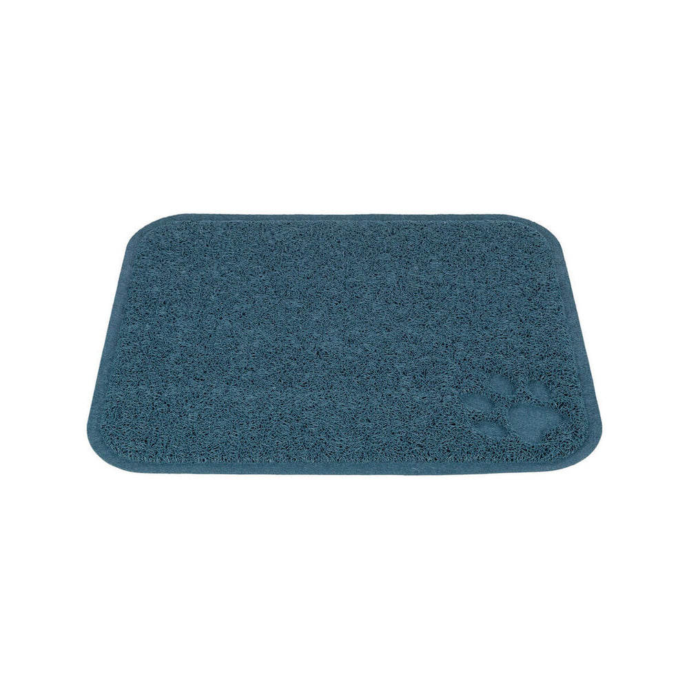 Tappetino per Lettiera per Gatti Trixie Azzurro PVC 37 × 45 cm