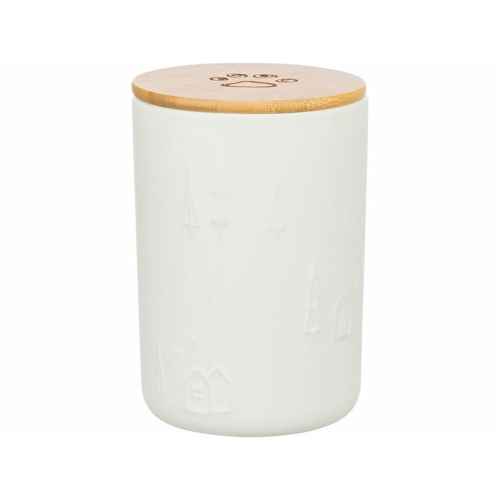 Contenitore per alimenti per animali domestici Trixie Bianco Ø 13 x 19 cm