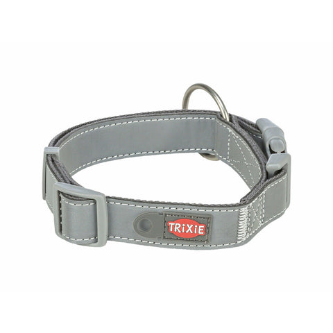 Dog collar Trixie Premium Reflect Graphite XS/S