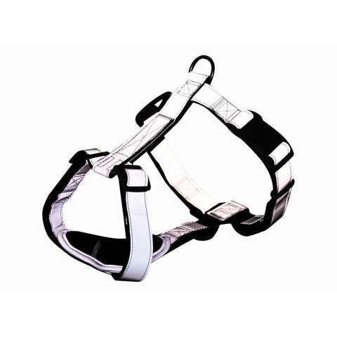 Dog Harness Trixie Premium Reflect Graphite S-M